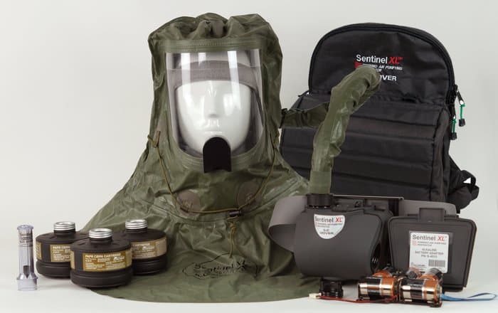 Sentinel XL CBRN Backpack PAPR System with Alkaline Battery - Image 1